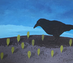 "Crow In The Garden" Sold