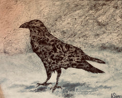 "SNOW RAVEN"  -Sold